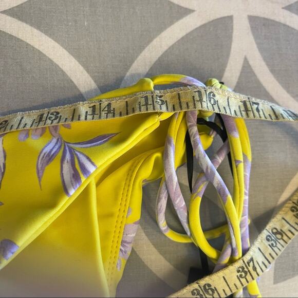 House of Harlow 1960 Nora Side Tie Bikini Swimsuit Bottom in Summer Lily XL NWT - Picture 9 of 11